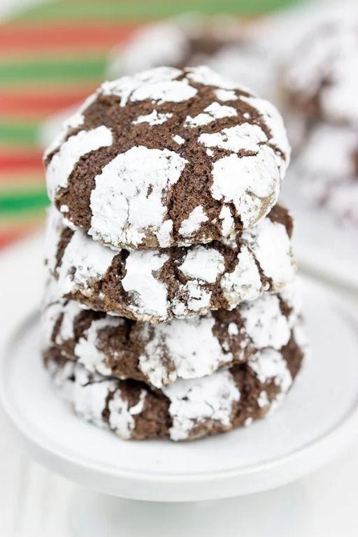 Festive Chocolate Snowball Cookies