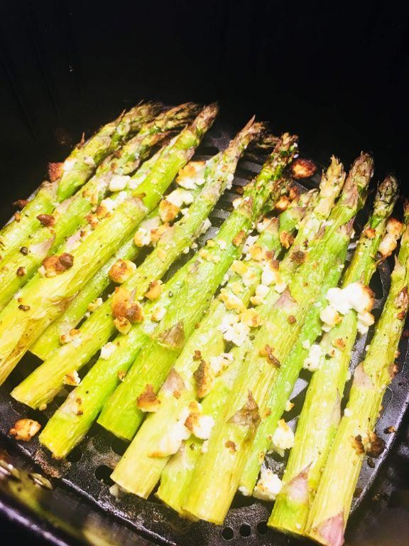 Feta-Stuffed Air Fryer Asparagus