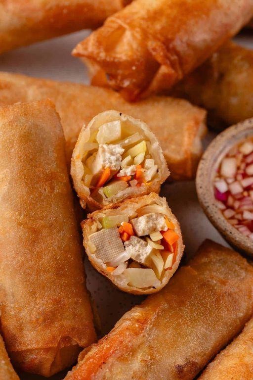 Filipino-Style Vegetable Spring Rolls
