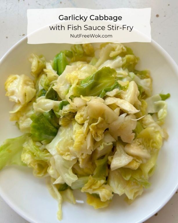 Fish Stir-Fry with Crispy Cabbage