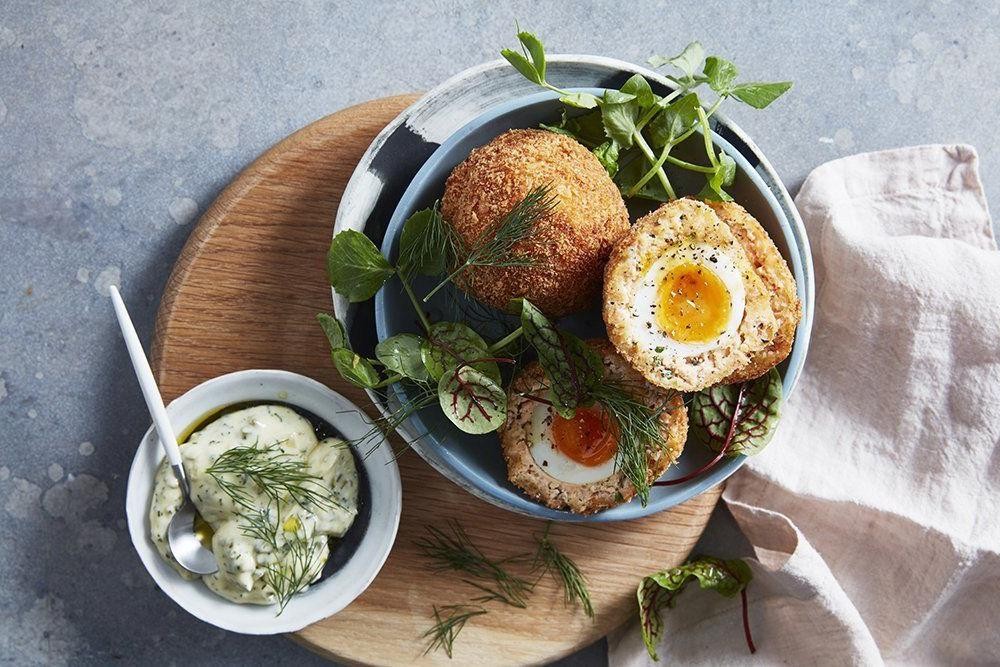 Fish and Dill Scotch Eggs
