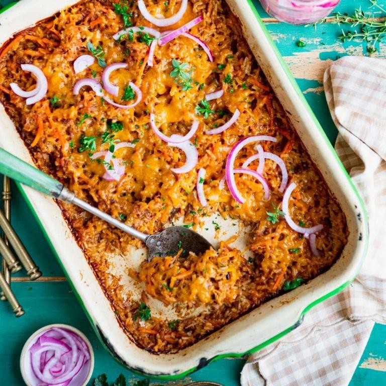 Flavorful BBQ Pulled Pork Dump Casserole