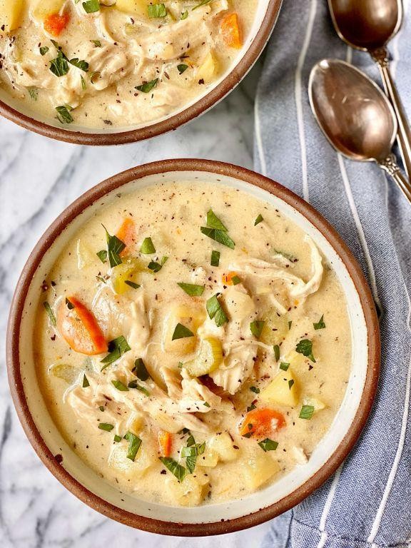 Flavorful Creamy Chicken and Potato Soup