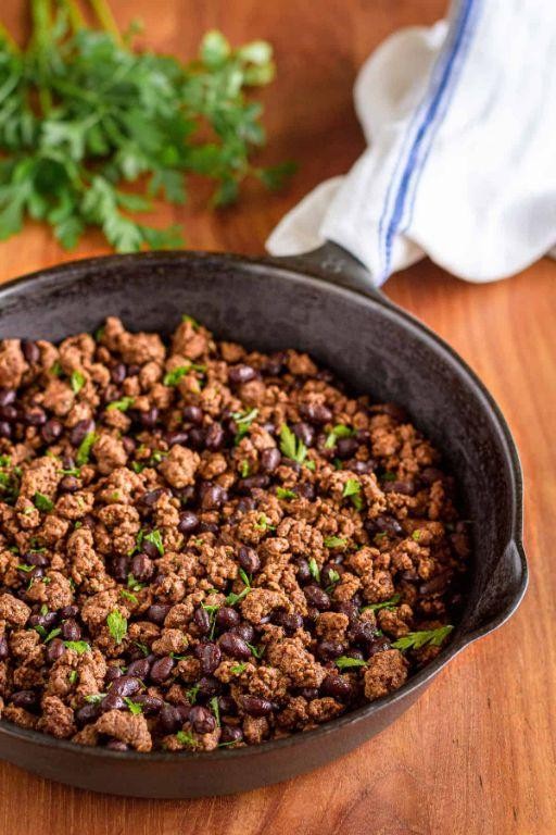 Flavorful Ground Beef and Black Bean Fiesta