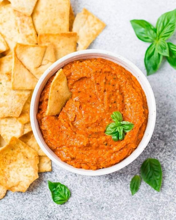 Flavorful Roasted Red Pepper Dip