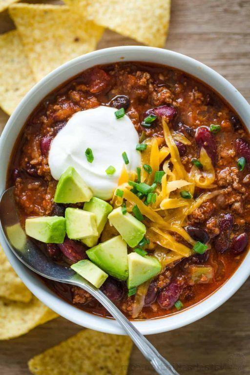 Flavorful Slow Cooker Beef Chili