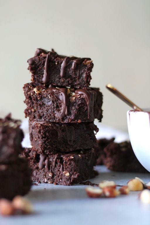 Flourless Chocolate Hazelnut Brownies