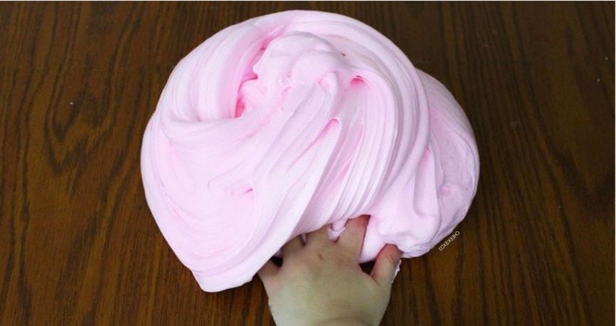 Fluffy Borax Slime with Shaving Cream