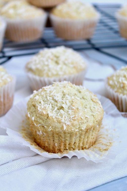 Fluffy Coconut Condensed Milk Muffins