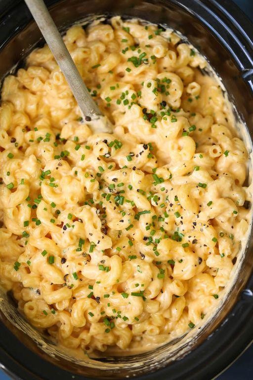 Four-Cheese Blend Crockpot Mac and Cheese