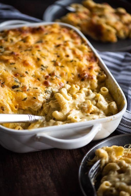 Four-Cheese Macaroni Casserole