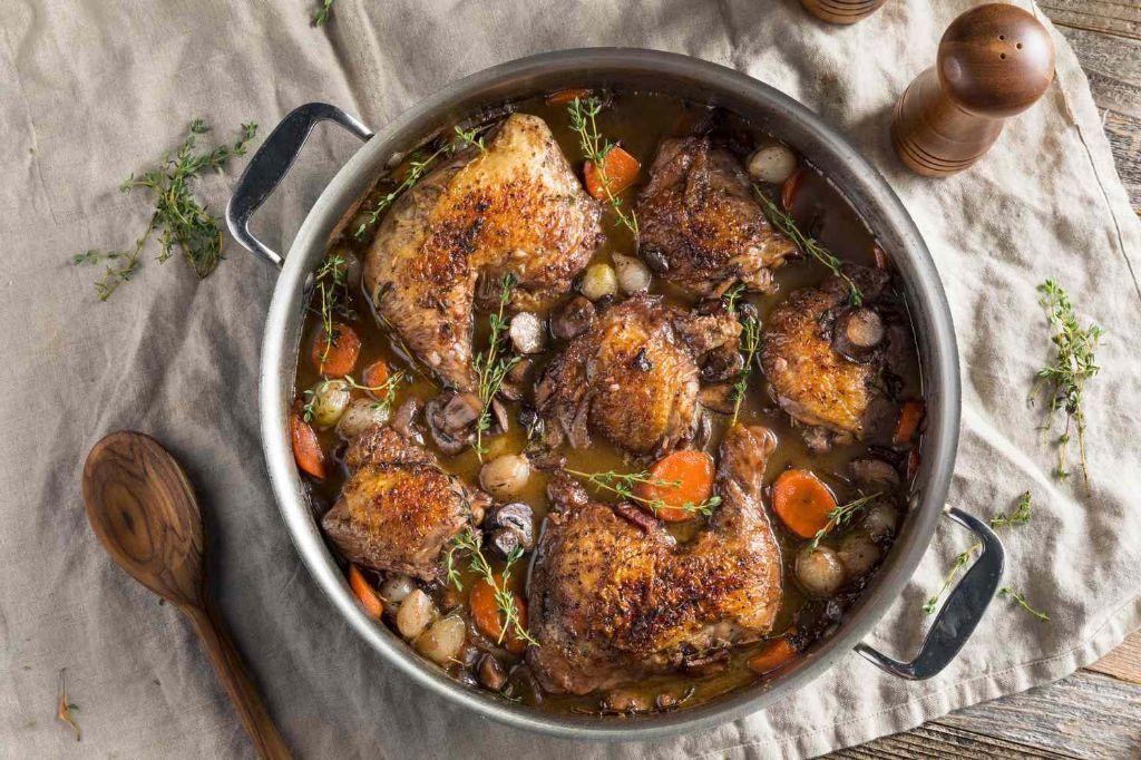 French Coq au Vin Pot