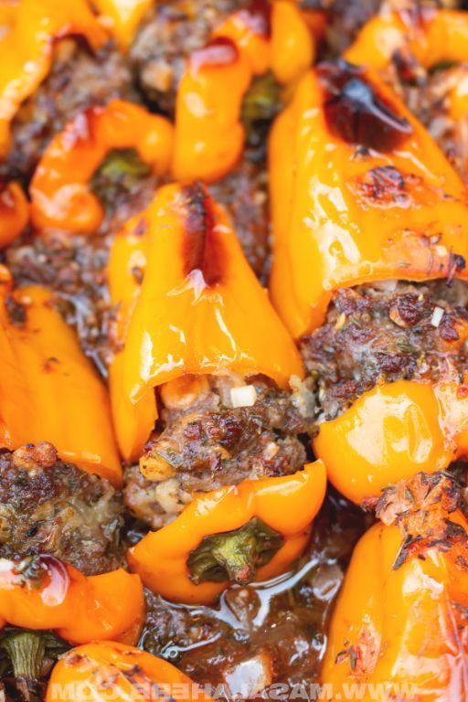 French Dip Stuffed Peppers