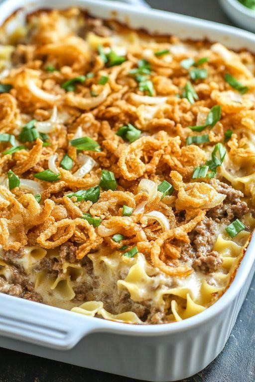 French Onion Beef Casserole