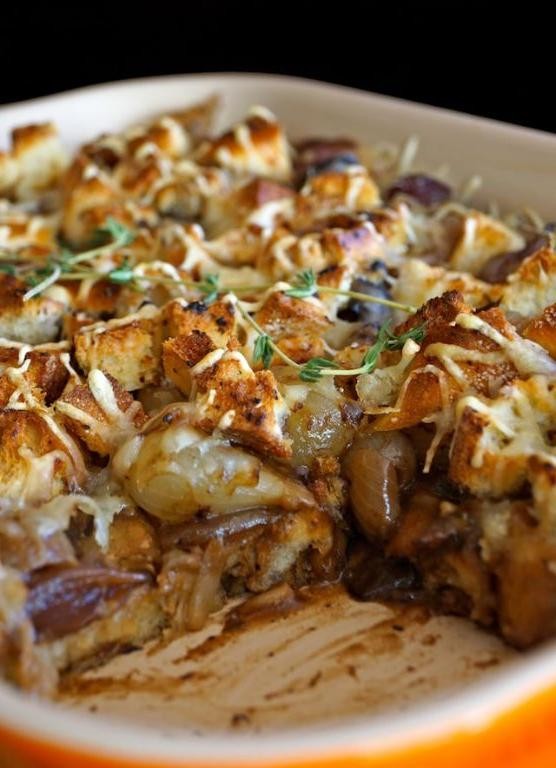 French Onion and Mushroom Bake