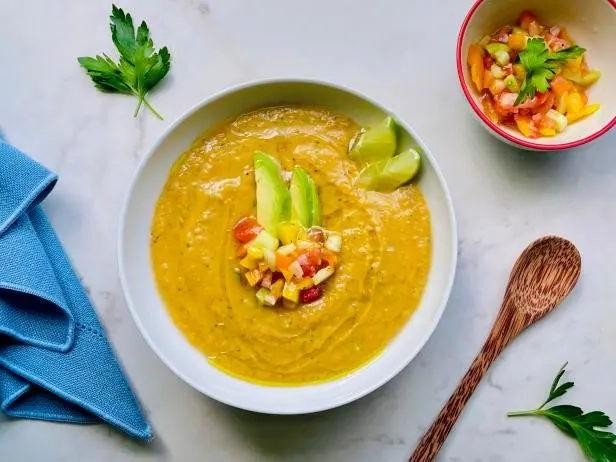 Fresh Avocado and Tomato Gazpacho