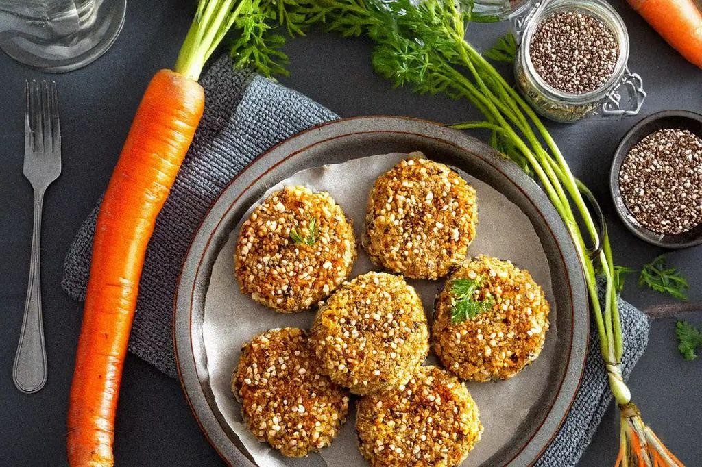 Fresh Carrot and Quinoa Patties