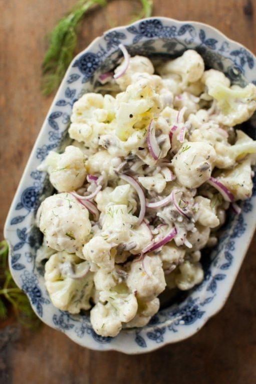 Fresh Dill and Yogurt Cauliflower Salad