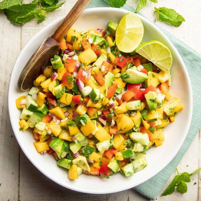 Fresh Mango and Avocado Thai Salad