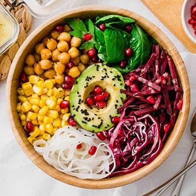 Fresh Vegan Buddha Bowl