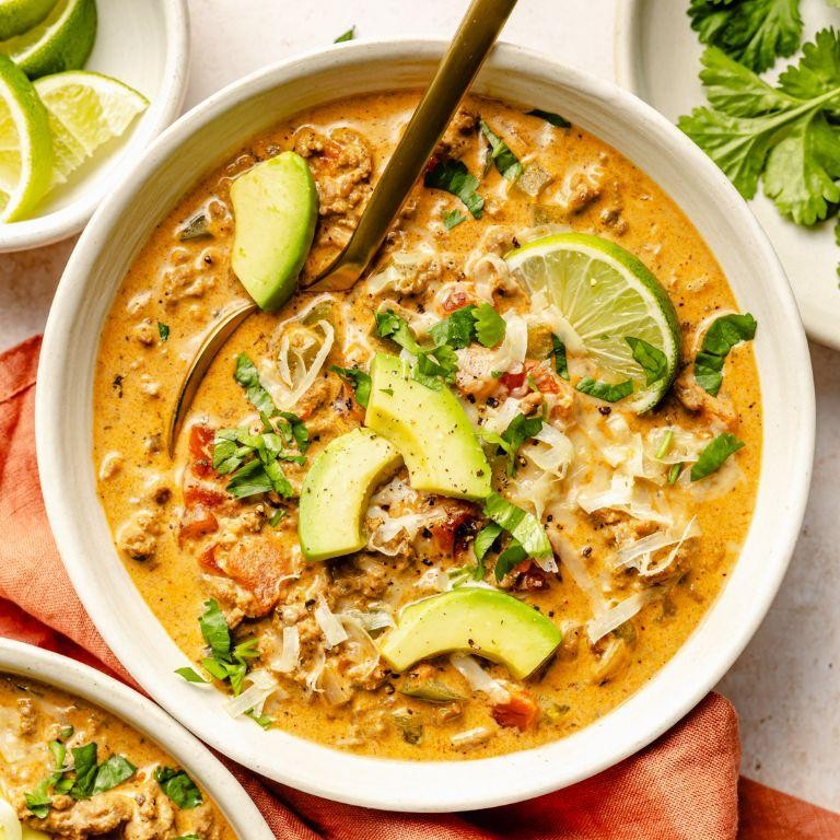 Fresh and Zesty Creamy Lime Taco Soup