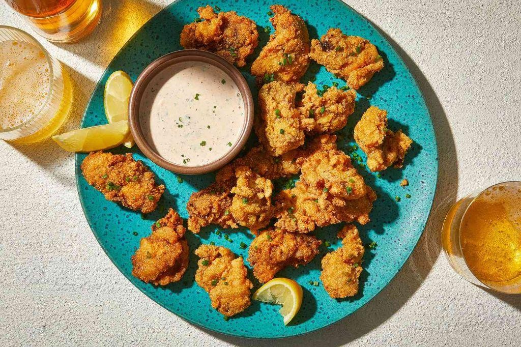 Fried Oysters with Remoulade Sauce
