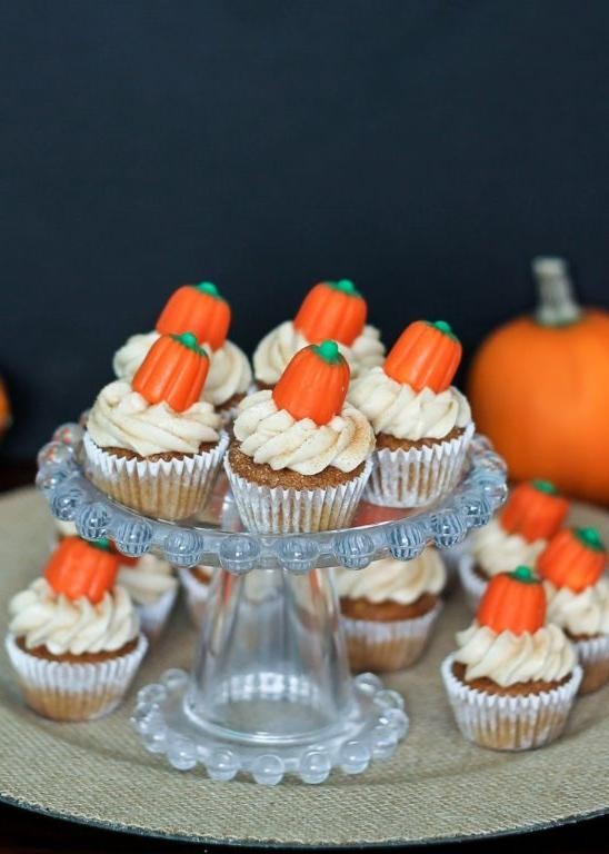 Frosted Carrot and Squash Cupcakes