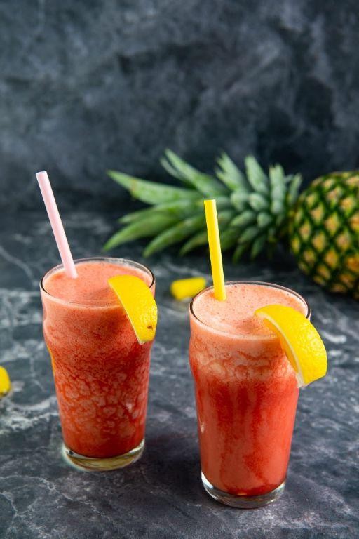 Frozen Strawberry Pineapple Slush
