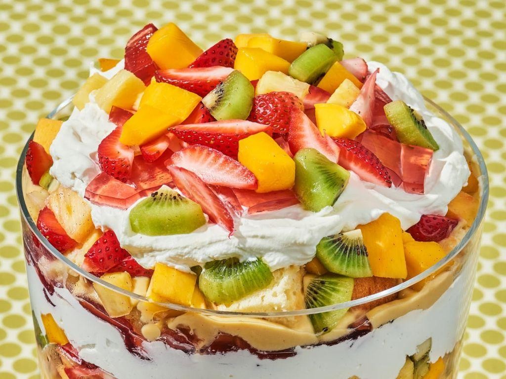 Fruit and Pineapple Jello Trifle