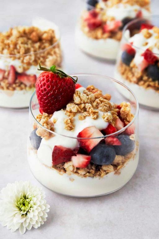 Fruit-Infused Yogurt Parfaits
