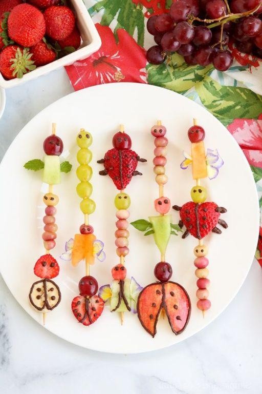 Fruity Animal Skewers