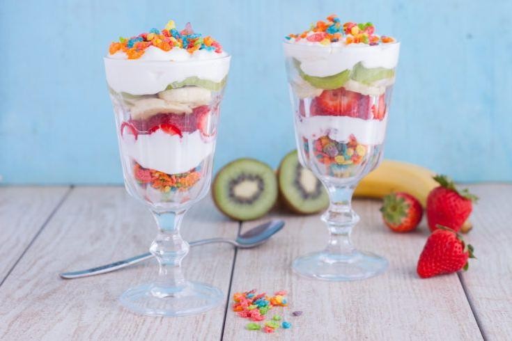 Fruity Pebbles Trifle with Berries