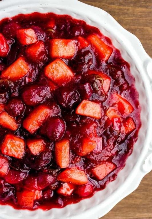 Gala Apple Chutney with Cranberries