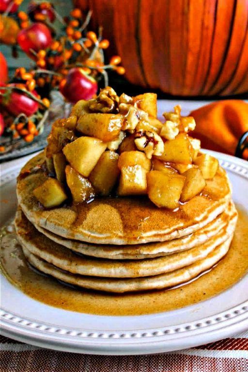 Gala Apple and Cinnamon Pancakes