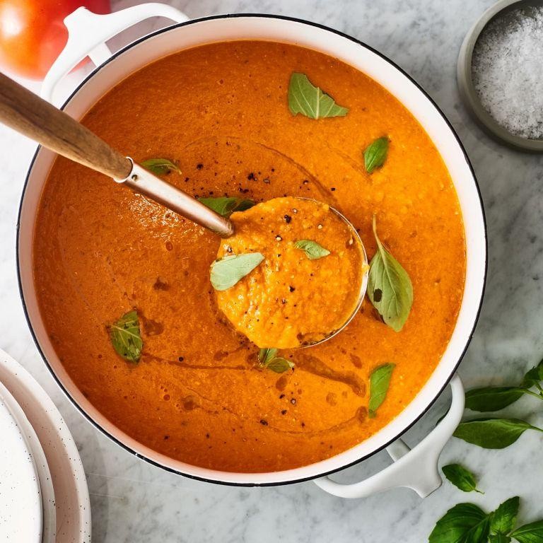 Garden Fresh Tomato Basil Soup