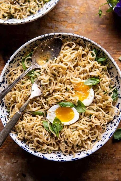 Garlic Butter Chicken Ramen Noodles