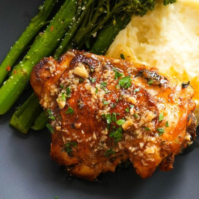 Garlic Butter Chicken Thighs