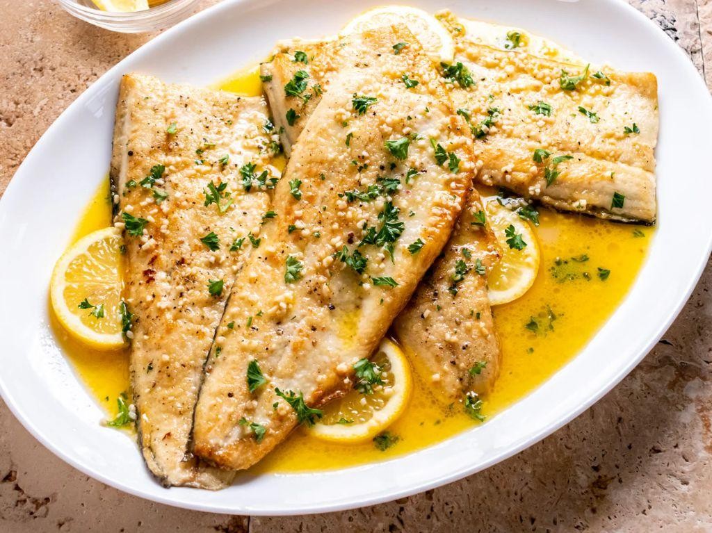 Garlic Butter Grilled Trout