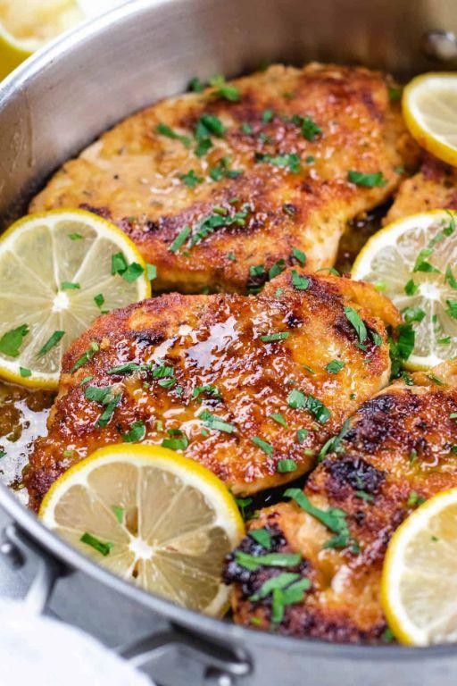 Garlic Butter Lemon Chicken Cutlets