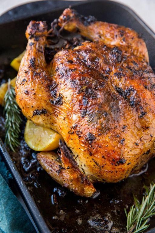 Garlic Butter Roast Chicken