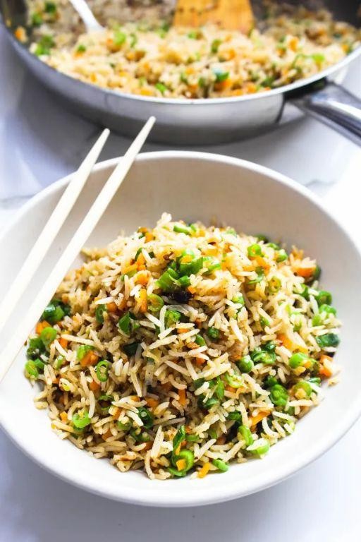 Garlic Ginger Vegetable Fried Rice