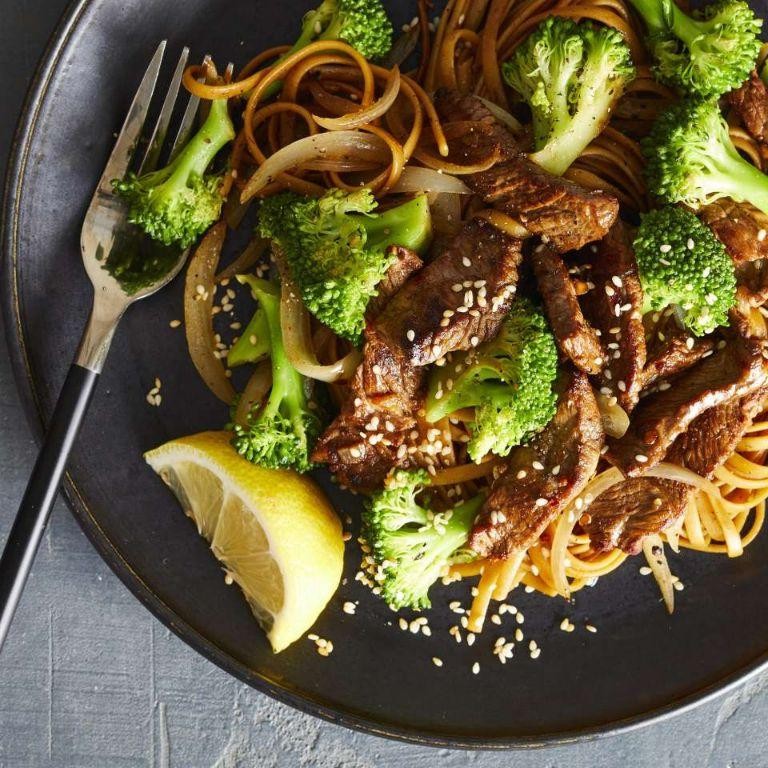 Garlic Herb Beef and Broccoli Helper