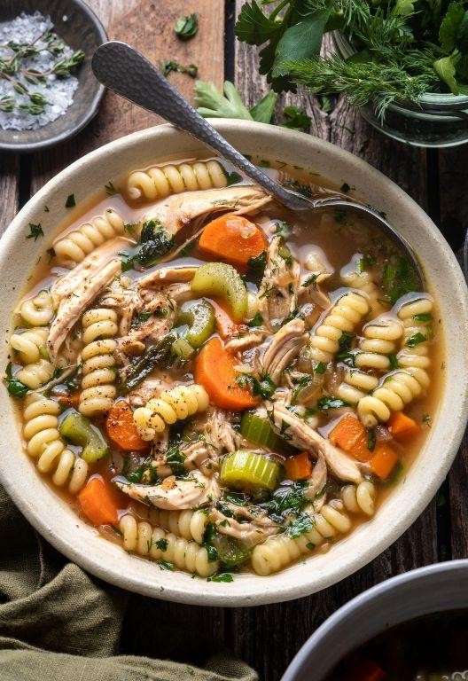Garlic Herb Chicken Soup