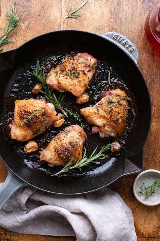 Garlic Herb Chicken Thighs