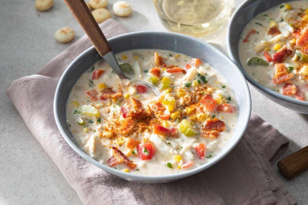 Garlic Herb Crab Chowder