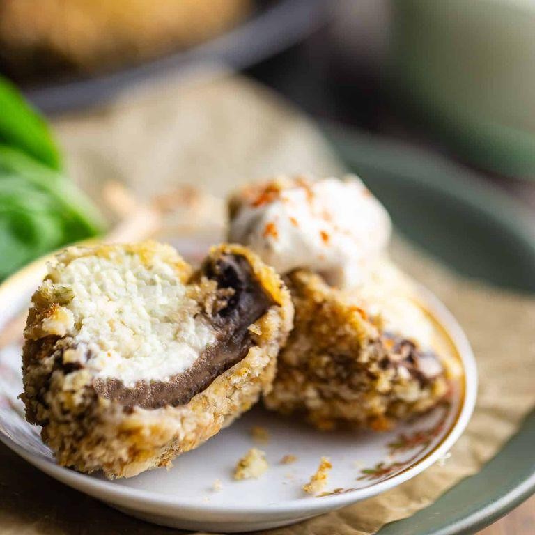 Garlic Herb Cream Cheese Stuffed Mushrooms