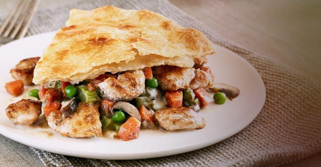 Garlic Herb Cubed Chuck Pot Pie