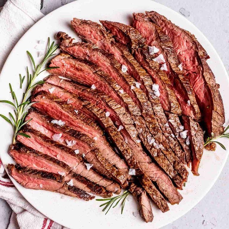 Garlic Herb Marinated Tenderized Round Steak