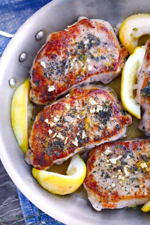 Garlic Herb Oven-Baked Pork Chops