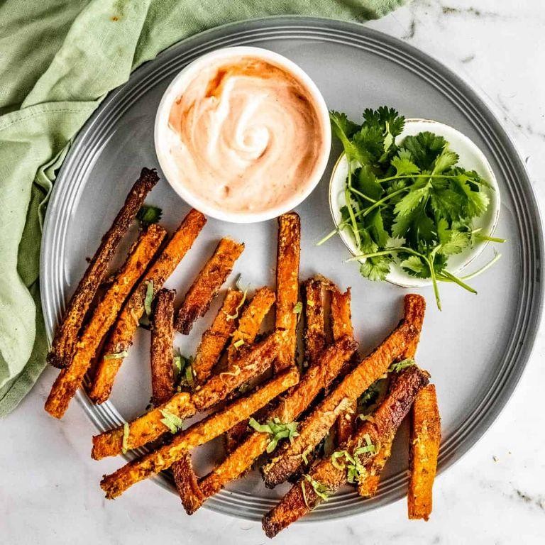 Garlic Herb Roasted Butternut Pumpkin Fries